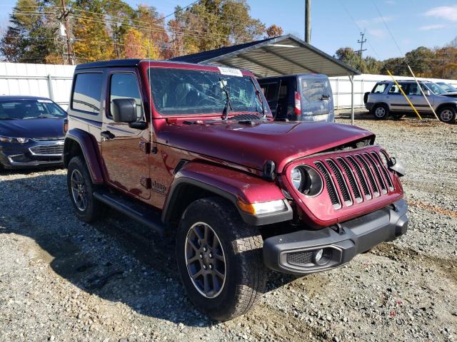 2021 JEEP WRANGLER SPORT VIN: 1C4HJXAG5MW637635