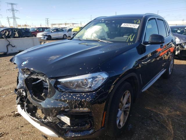 2021 BMW X3 XDRIVE30I VIN: 5UXTY5C09M9F50587