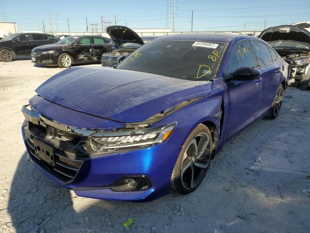 2021 HONDA ACCORD SPORT VIN: 1HGCV2F33MA027576