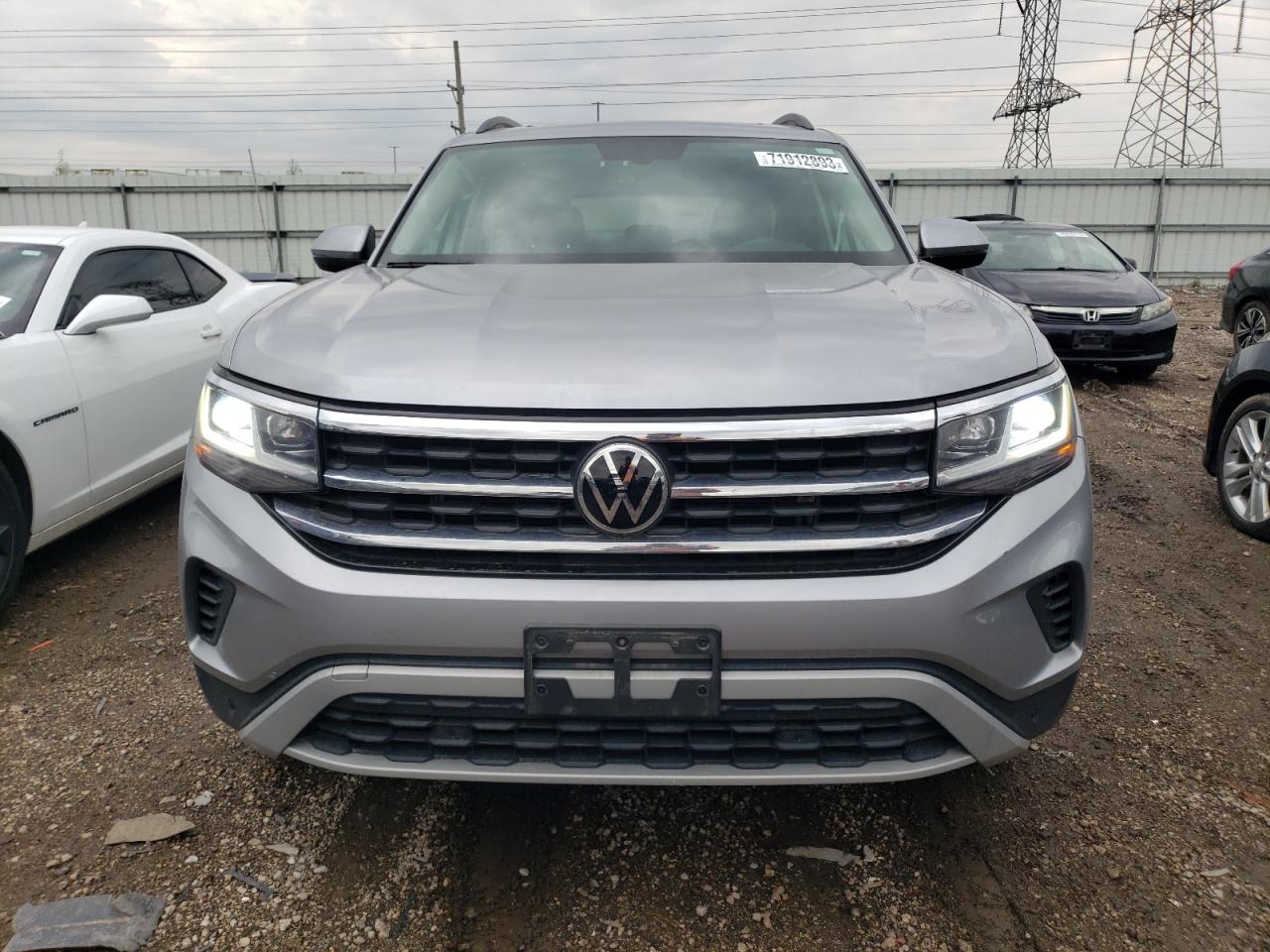 2022 VOLKSWAGEN ATLAS SE VIN:1V2KR2CA8NC508297