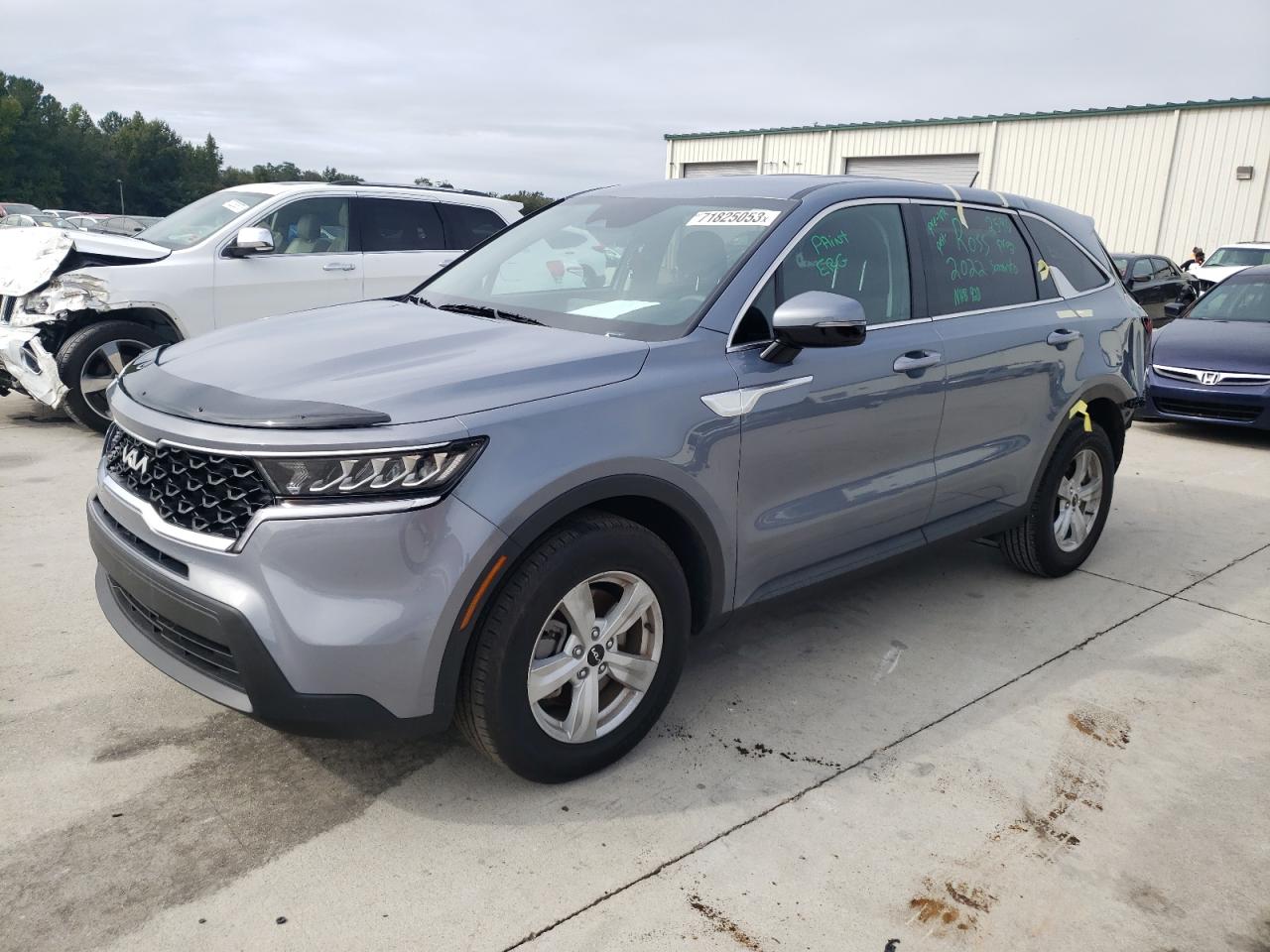 2022 KIA SORENTO LX VIN:5XYRG4LC9NG144308