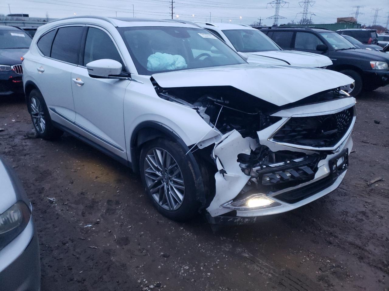 2022 ACURA MDX ADVANCE VIN:5J8YE1H89NL041318