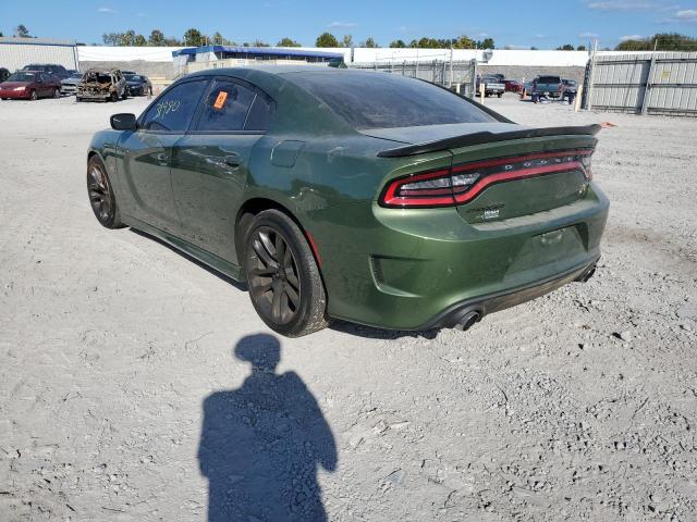 2021 DODGE CHARGER SCAT PACK VIN: 2C3CDXGJ7MH556417