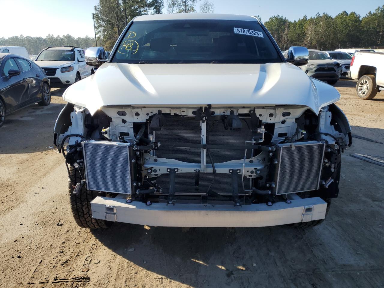 2022 TOYOTA TUNDRA CREWMAX PLATINUM VIN:5TFMA5DB4NX014442