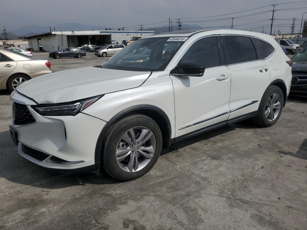 2022 ACURA MDX  VIN:5J8YE1H39NL007657