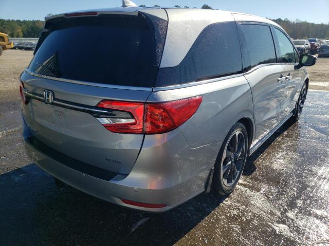 2021 HONDA ODYSSEY ELITE VIN: 5FNRL6H96MB010902