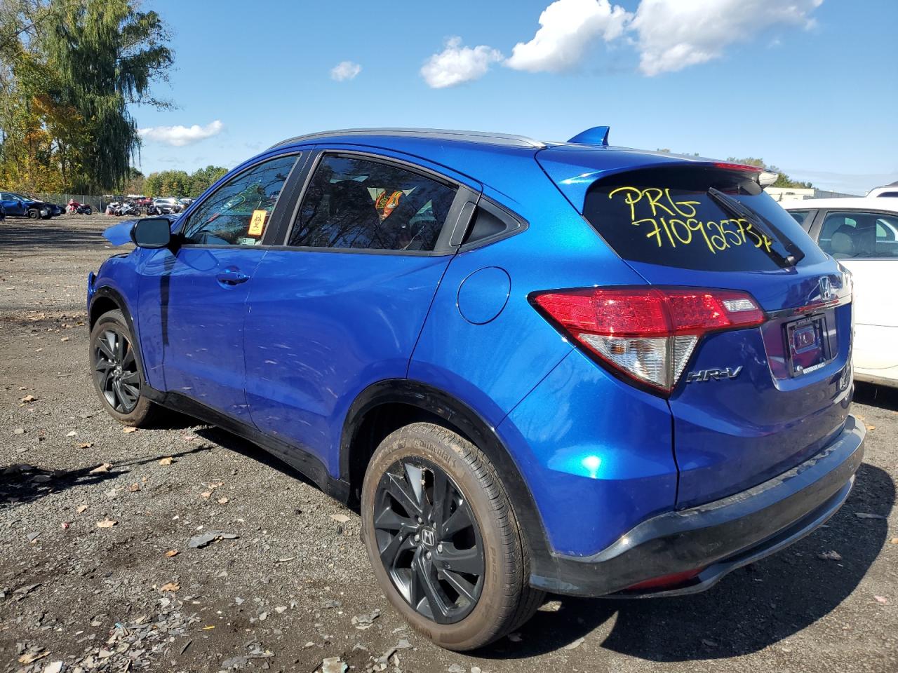 2022 HONDA HR-V SPORT VIN:3CZRU6H12NM760229