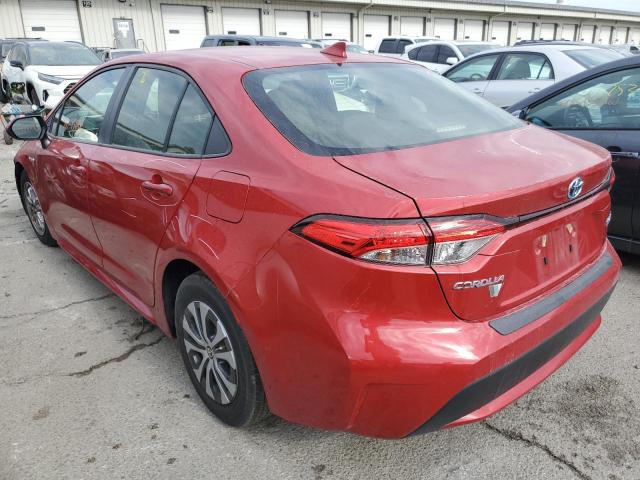 2021 TOYOTA COROLLA LE VIN: JTDEAMDE5MJ025623