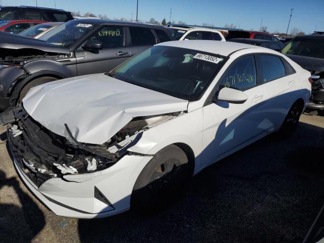 2021 HYUNDAI ELANTRA SEL VIN: 5NPLS4AG7MH004260