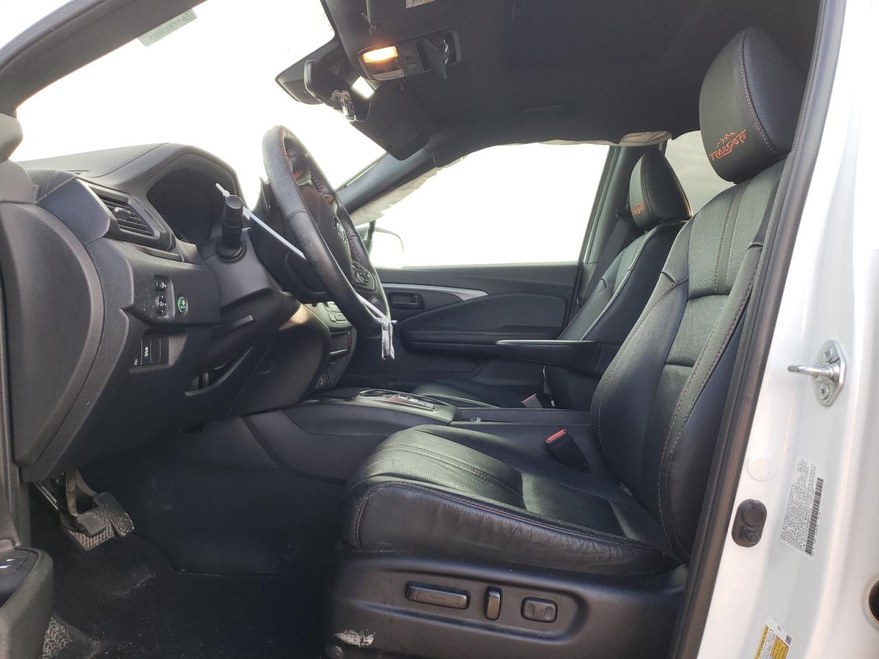 2022 HONDA PILOT TRAILSPORT VIN:5FNYF6H85NB037326