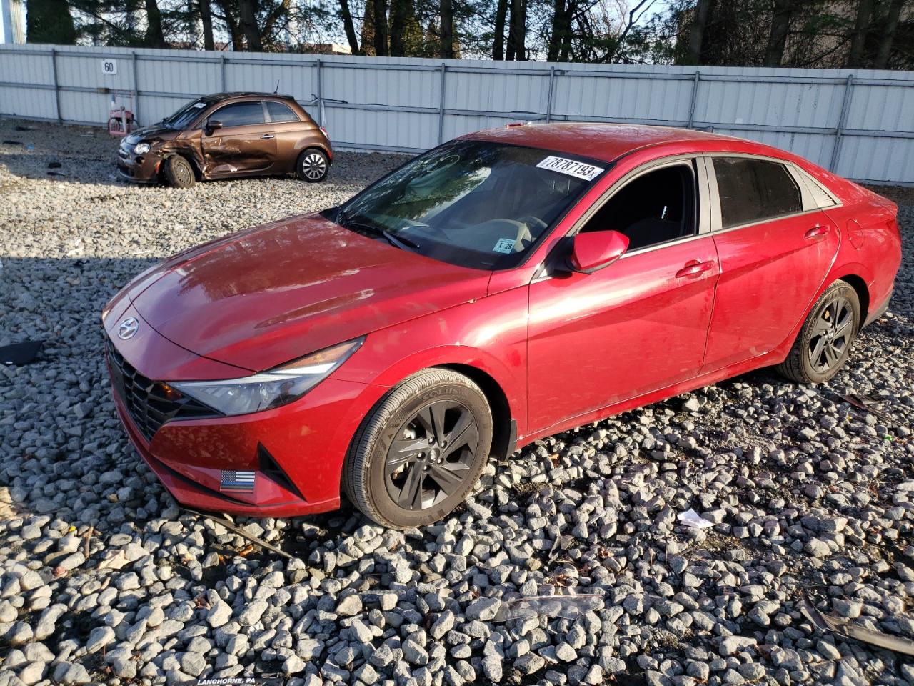 2023 HYUNDAI ELANTRA BLUE VIN:KMHLM4AJ3PU046744