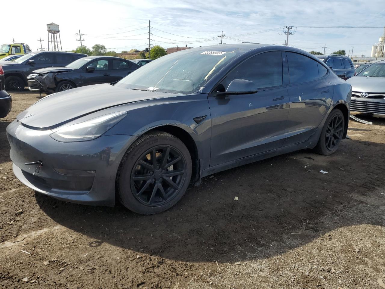 2022 TESLA MODEL 3  VIN:5YJ3E1EB0NF359596