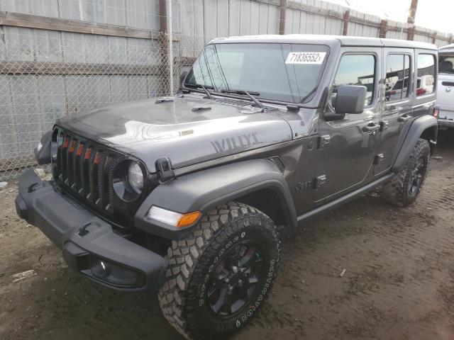 2021 JEEP WRANGLER UNLIMITED SPORT VIN: 1C4HJXDN5MW582713