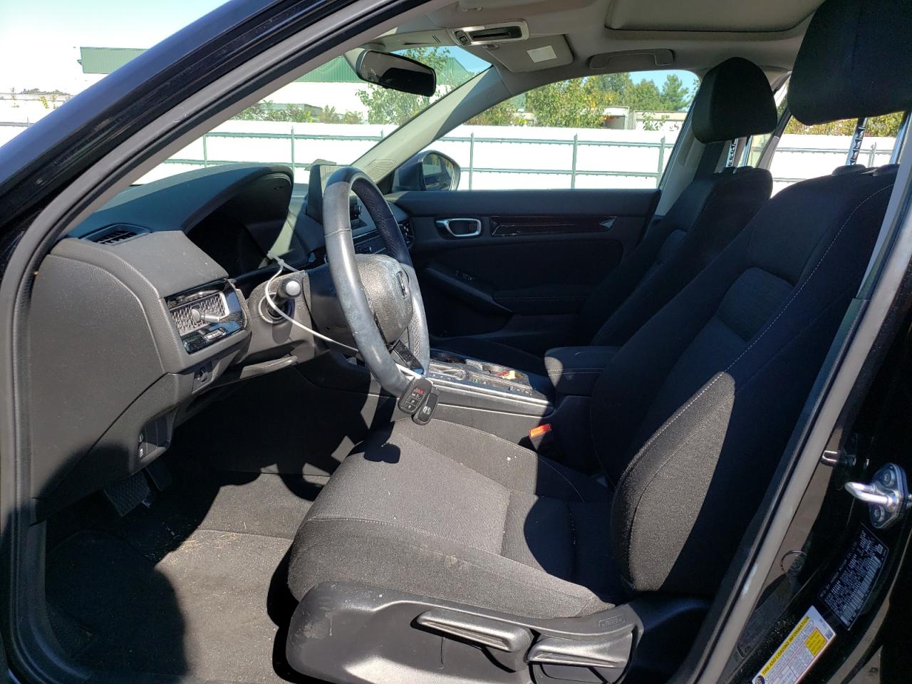 2022 HONDA CIVIC EX VIN:JHMFE1F79NX002042