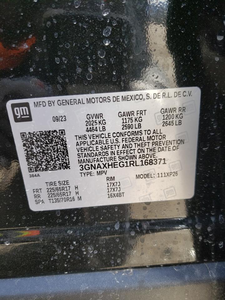 2024 CHEVROLET EQUINOX LS VIN:3GNAXHEG1RL168371