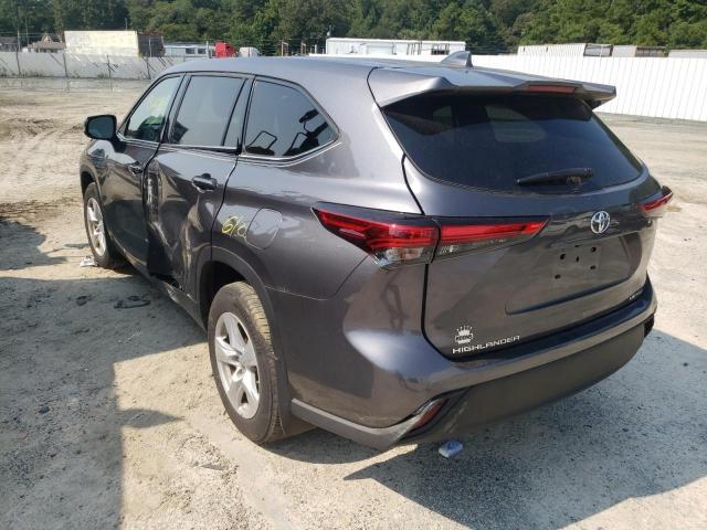 2021 TOYOTA HIGHLANDER L VIN: 5TDBZRBH4MS090536