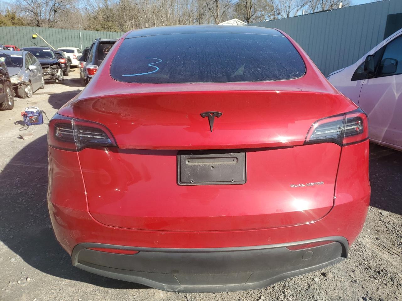 2022 TESLA MODEL Y  VIN:7SAYGDEE5NF444030