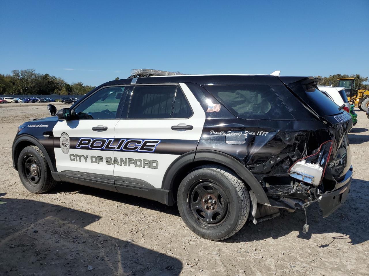 2022 FORD EXPLORER POLICE INTERCEPTOR VIN:1FM5K8AB1NGA03787