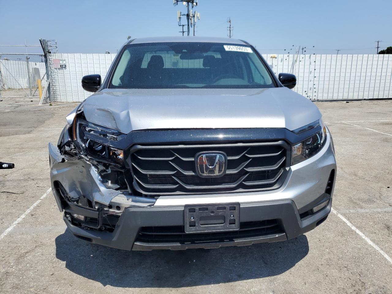 2022 HONDA RIDGELINE SPORT VIN:5FPYK3F11NB000569