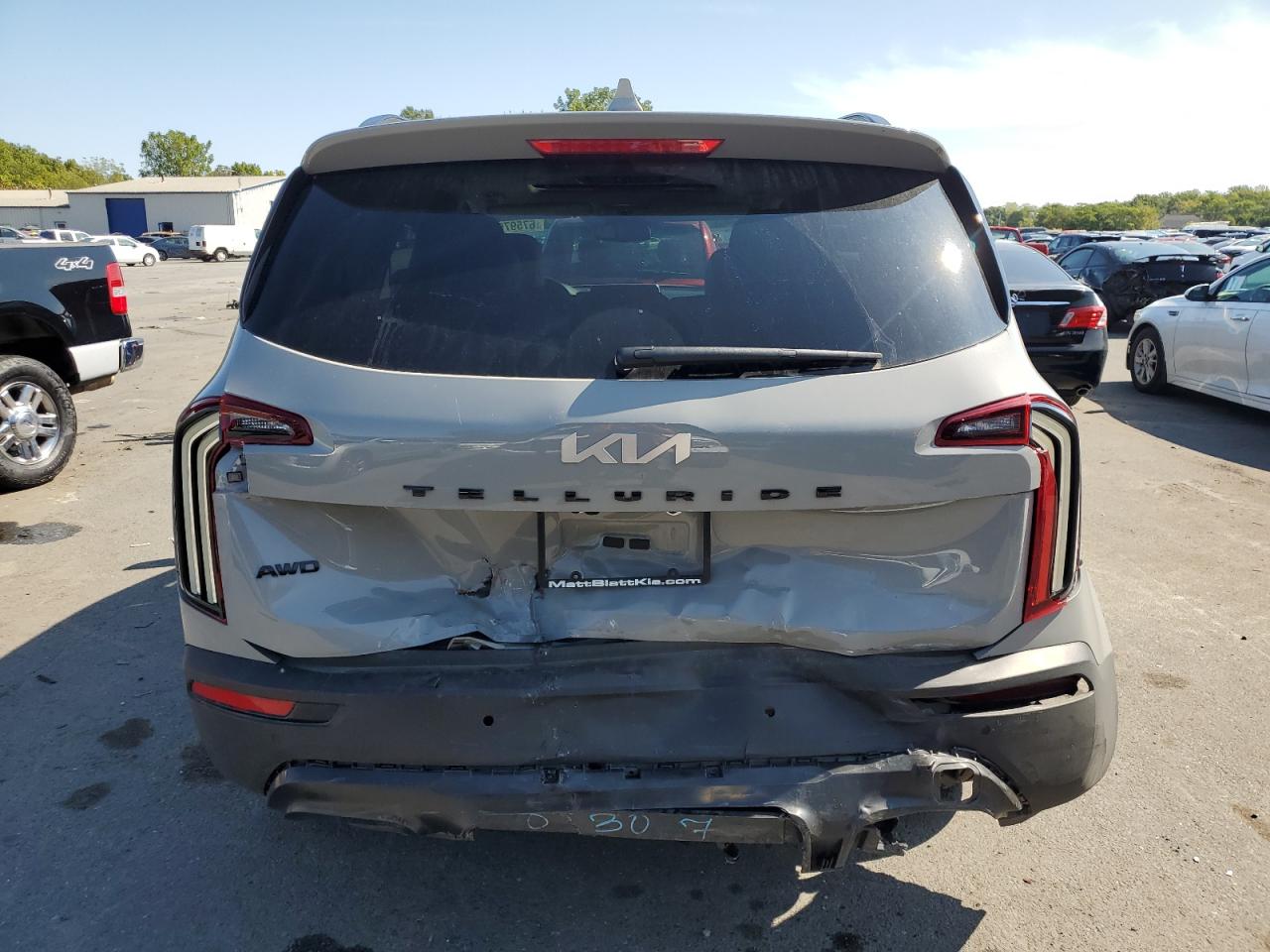 2022 KIA TELLURIDE EX VIN:5XYP3DHC3NG322435