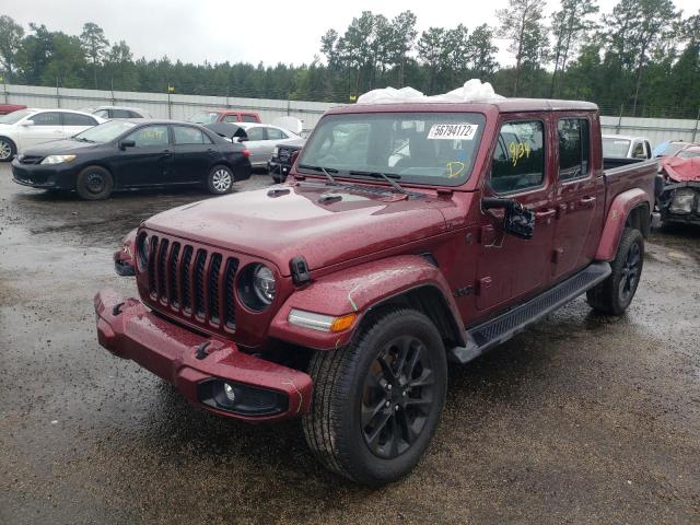 2021 JEEP GLADIATOR OVERLAND VIN: 1C6HJTFG5ML607769