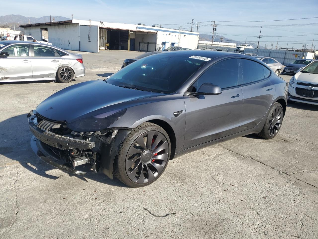 2023 TESLA MODEL 3  VIN:5YJ3E1ECXPF635746