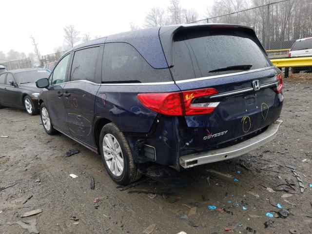 2021 HONDA ODYSSEY LX VIN: 5FNRL6H26MB028805