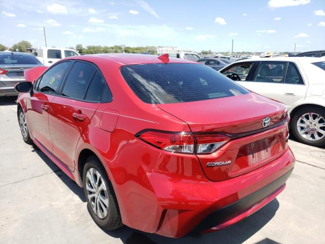 2021 TOYOTA COROLLA LE VIN: JTDEAMDE6MJ005994