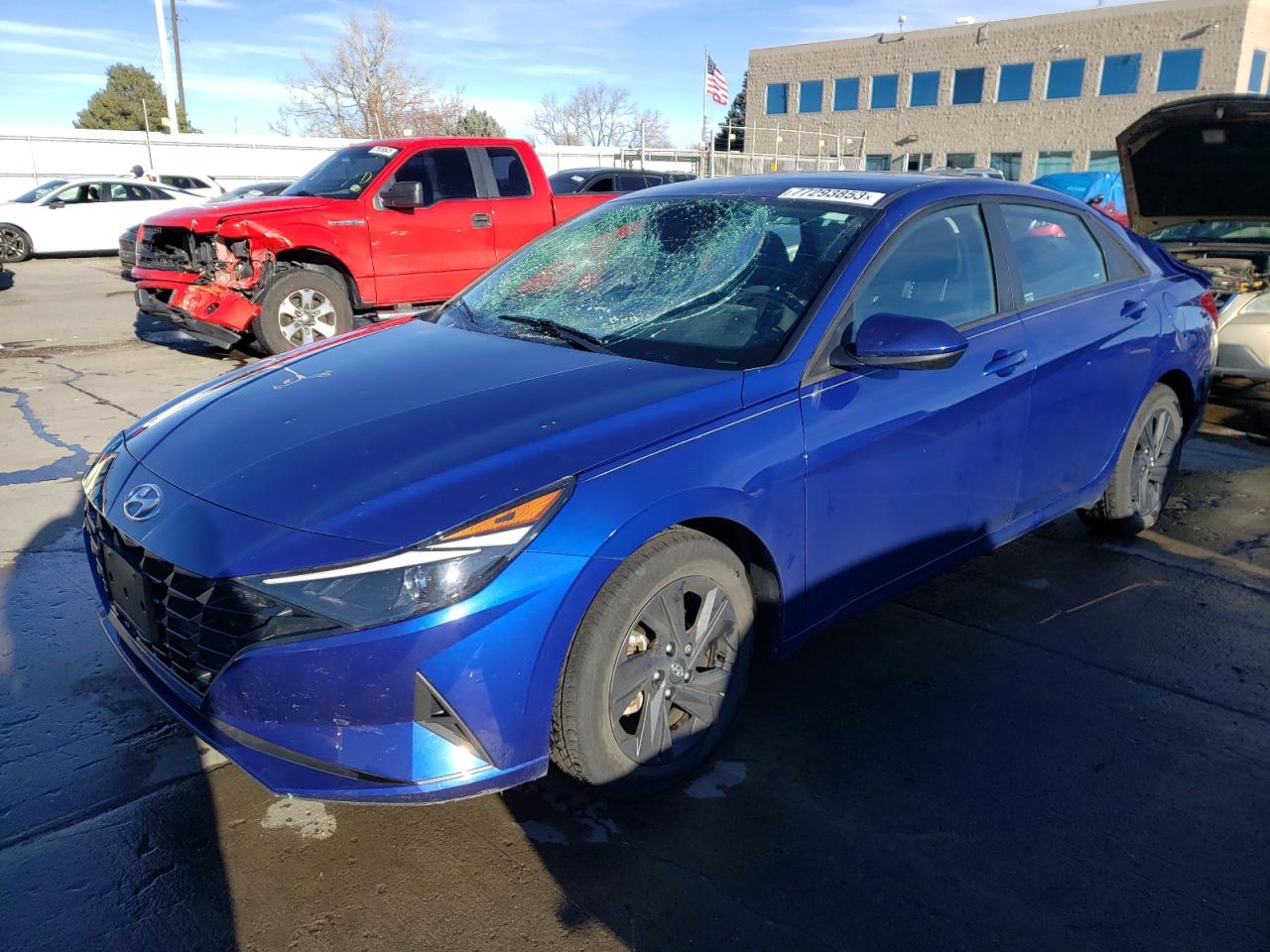 2022 HYUNDAI ELANTRA SEL VIN:5NPLM4AG8NH080842