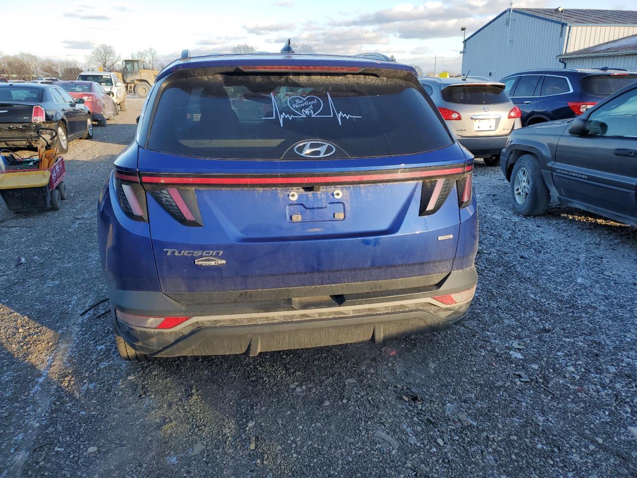 2022 HYUNDAI TUCSON SEL VIN:5NMJFCAE7NH066227