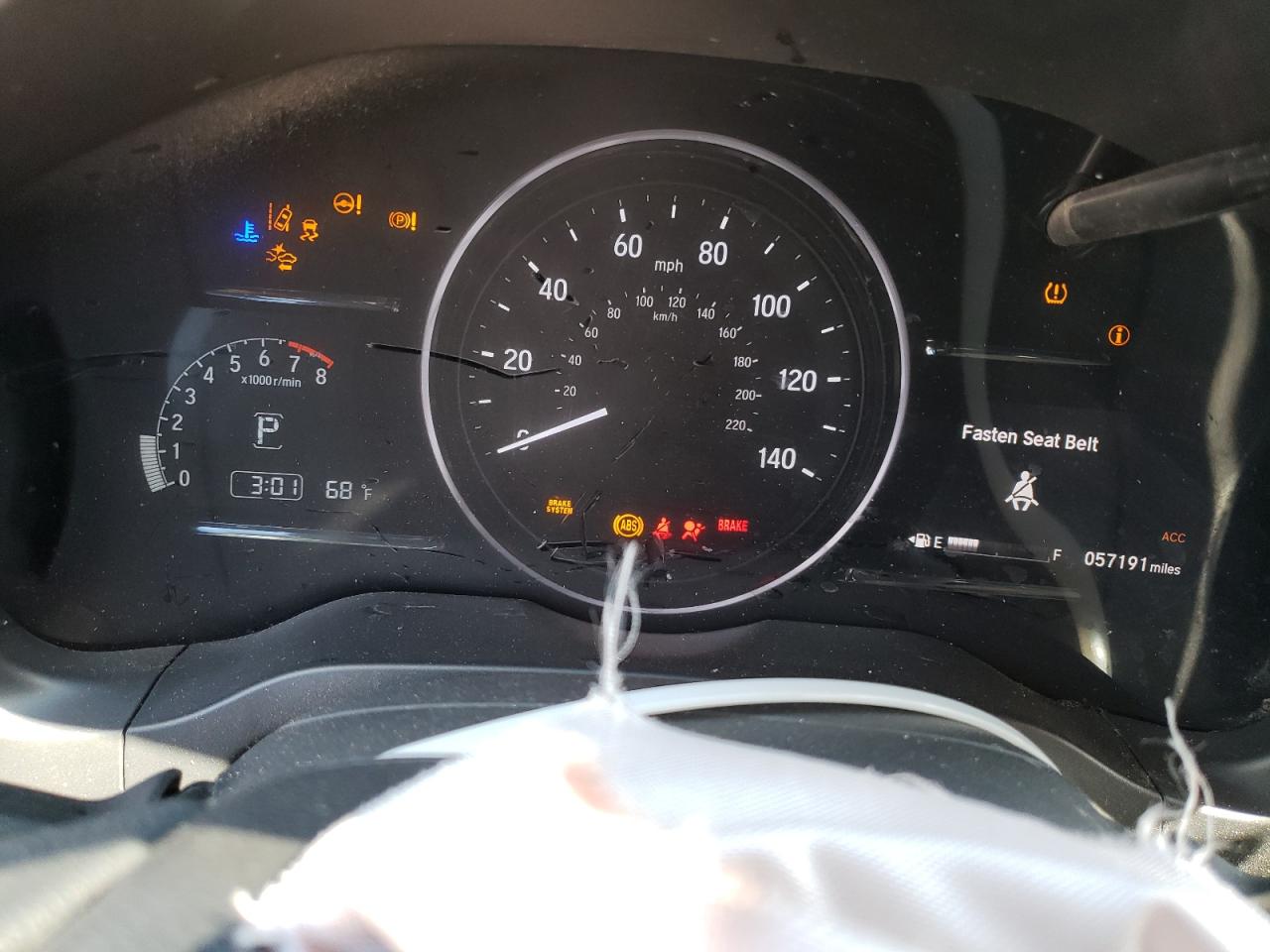 2022 HONDA HR-V EX VIN:3CZRU6H58NM770475