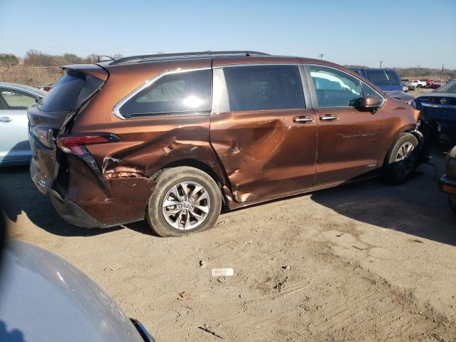 2021 TOYOTA SIENNA XLE VIN: 5TDJRKECXMS064297