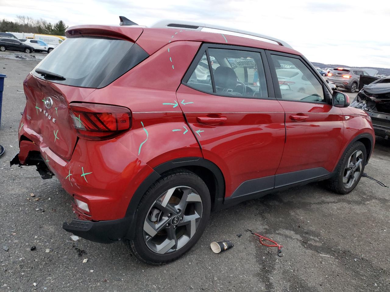 2022 HYUNDAI VENUE SEL VIN:KMHRC8A31NU176525