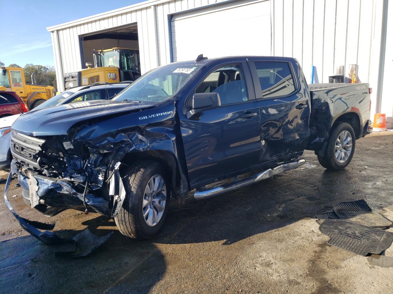 2022 CHEVROLET SILVERADO K1500 CUSTOM VIN:1GCPDBEK1NZ621632