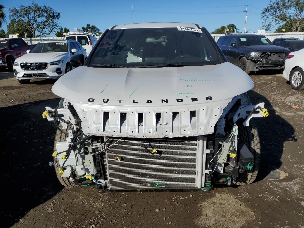 2022 MITSUBISHI OUTLANDER SE VIN:JA4J3UA8XNZ074305