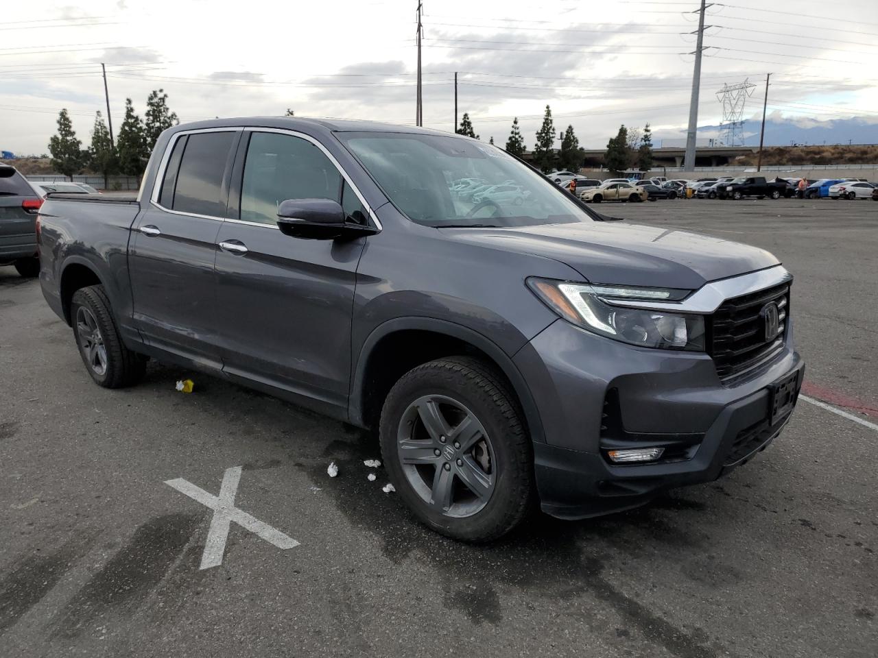 2022 HONDA RIDGELINE RTL VIN:5FPYK3F72NB027767