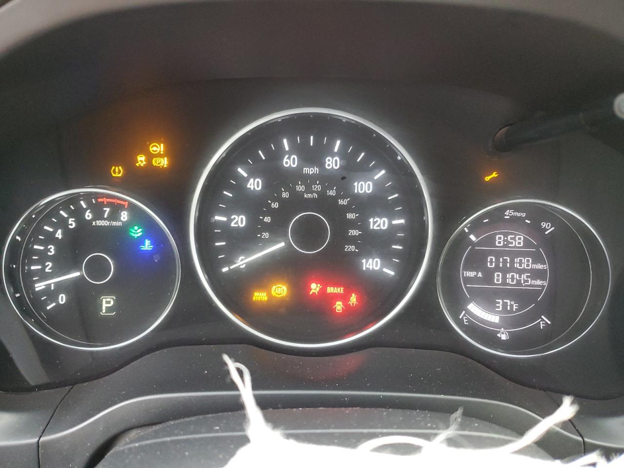 2022 HONDA HR-V LX VIN:3CZRU6H31NM714084
