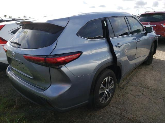 2021 TOYOTA HIGHLANDER XLE VIN: 5TDGZRBH1MS056849