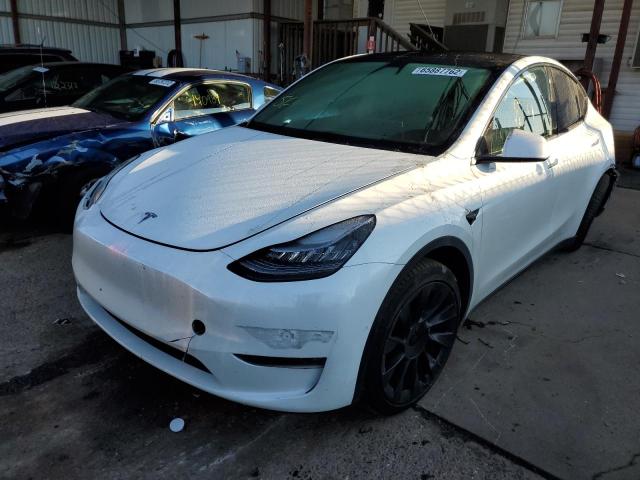 2020 TESLA MODEL Y VIN: 5YJYGDEEXLF048685