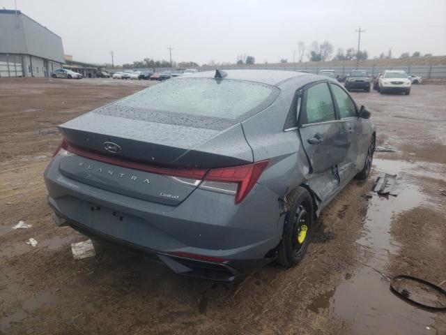 2021 HYUNDAI ELANTRA LIMITED VIN: KMHLP4AG4MU064600