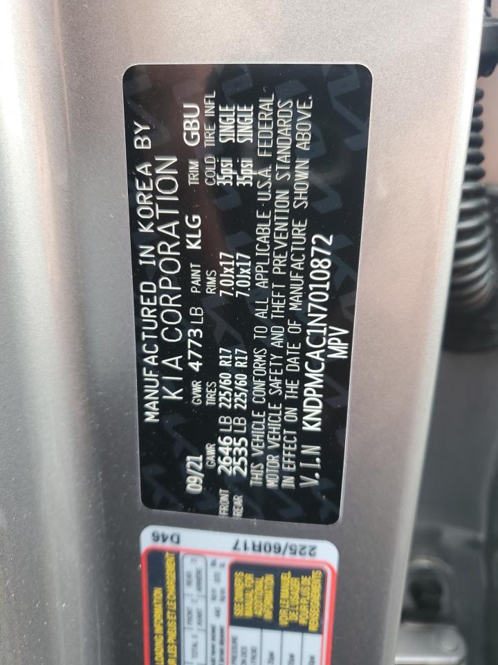 2022 KIA SPORTAGE LX VIN:65055483