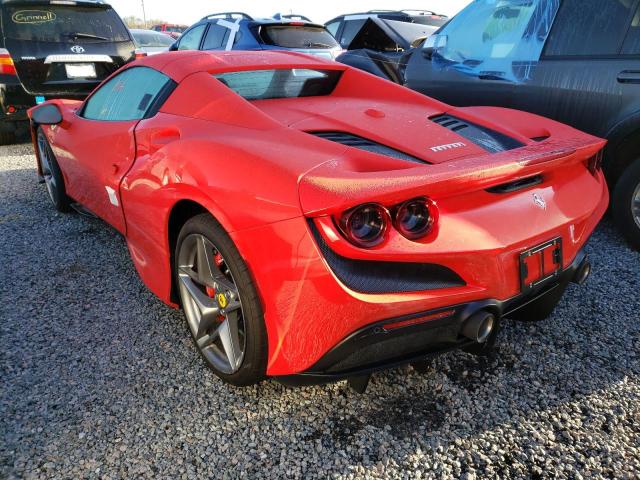 2021 FERRARI F8 SPIDER VIN: ZFF93LMA6M0264771