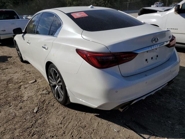 2021 INFINITI Q50 SENSORY VIN: JN1EV7CP1MM703682