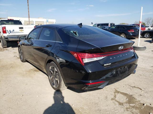 2021 HYUNDAI ELANTRA LIMITED VIN: 5NPLP4AG2MH038155