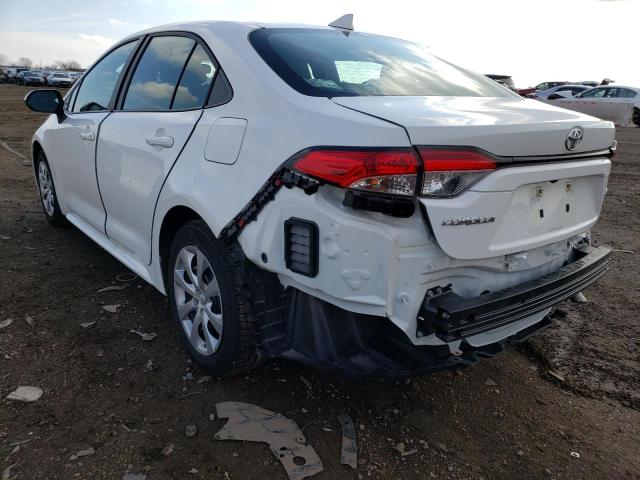 2021 TOYOTA COROLLA LE VIN: 5YFEPMAE1MP260910