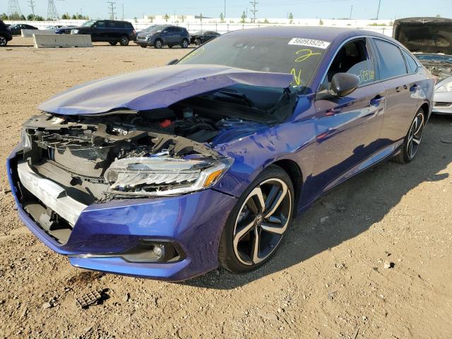 2021 HONDA ACCORD SPORT VIN: 1HGCV2F33MA004511