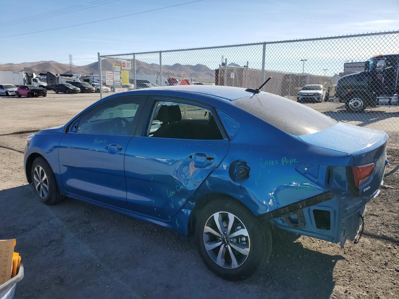 2022 KIA RIO LX VIN:3KPA24AD3NE453695