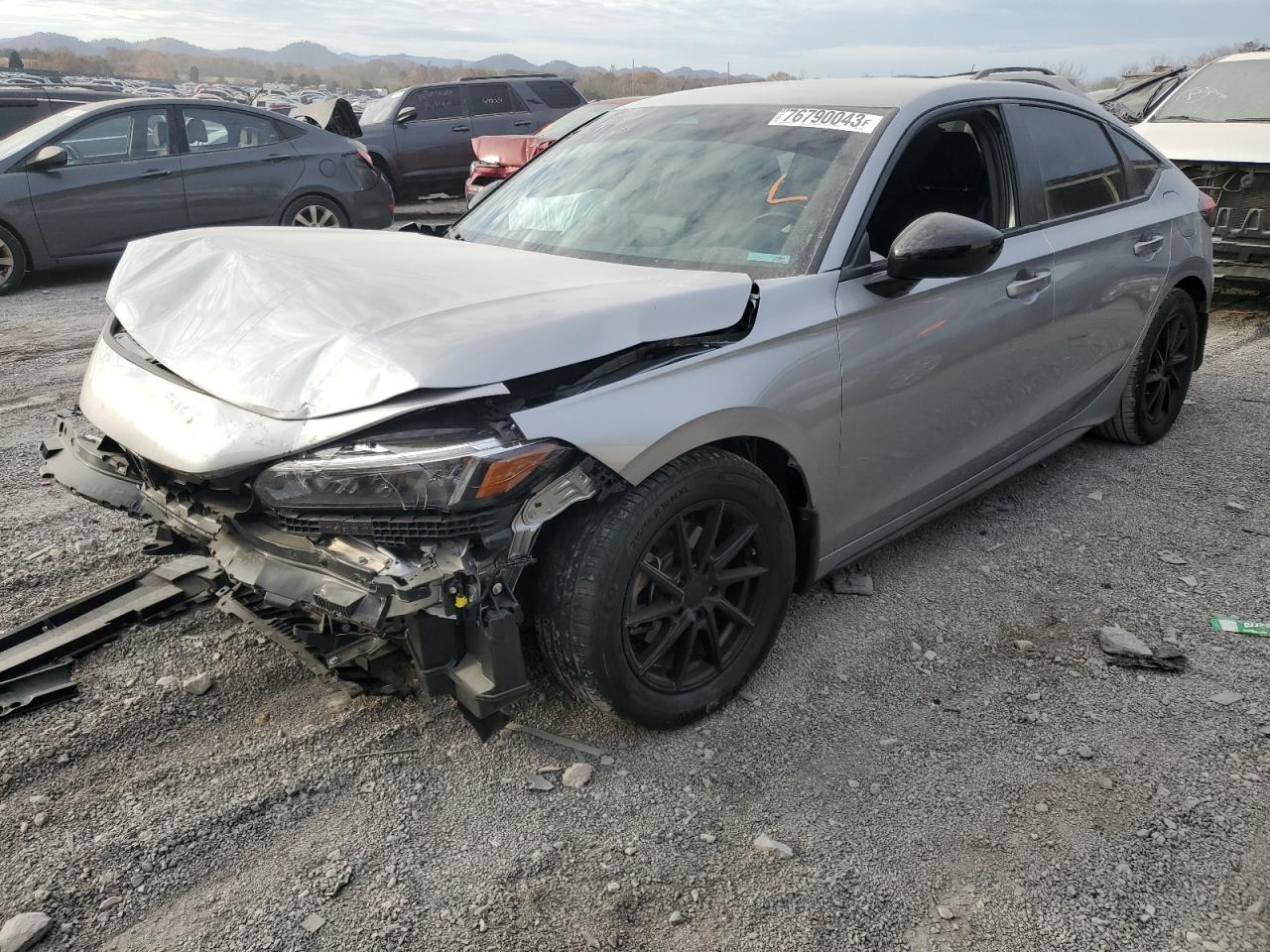 2022 HONDA CIVIC SPORT VIN:19XFL2H8XNE004336