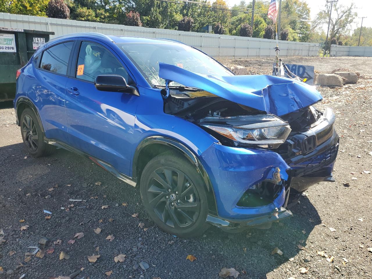 2022 HONDA HR-V SPORT VIN:3CZRU6H12NM760229