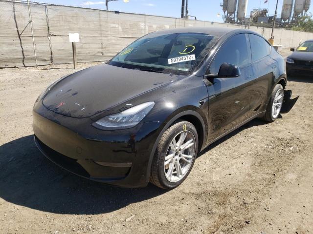 2021 TESLA MODEL Y VIN: 5YJYGDEE4MF096524